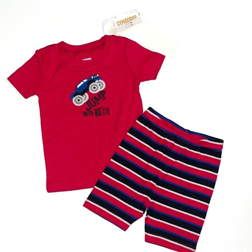 Gymboree Gymmies Pajamas Boys 12-18 Months  Monster Truck